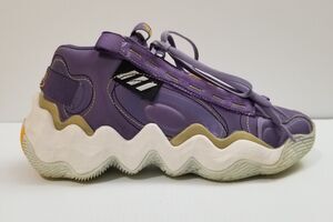 Adidas Womens Exhibit B Candace GZ2377 Purple Basketball Shoes Sneakers Size 9